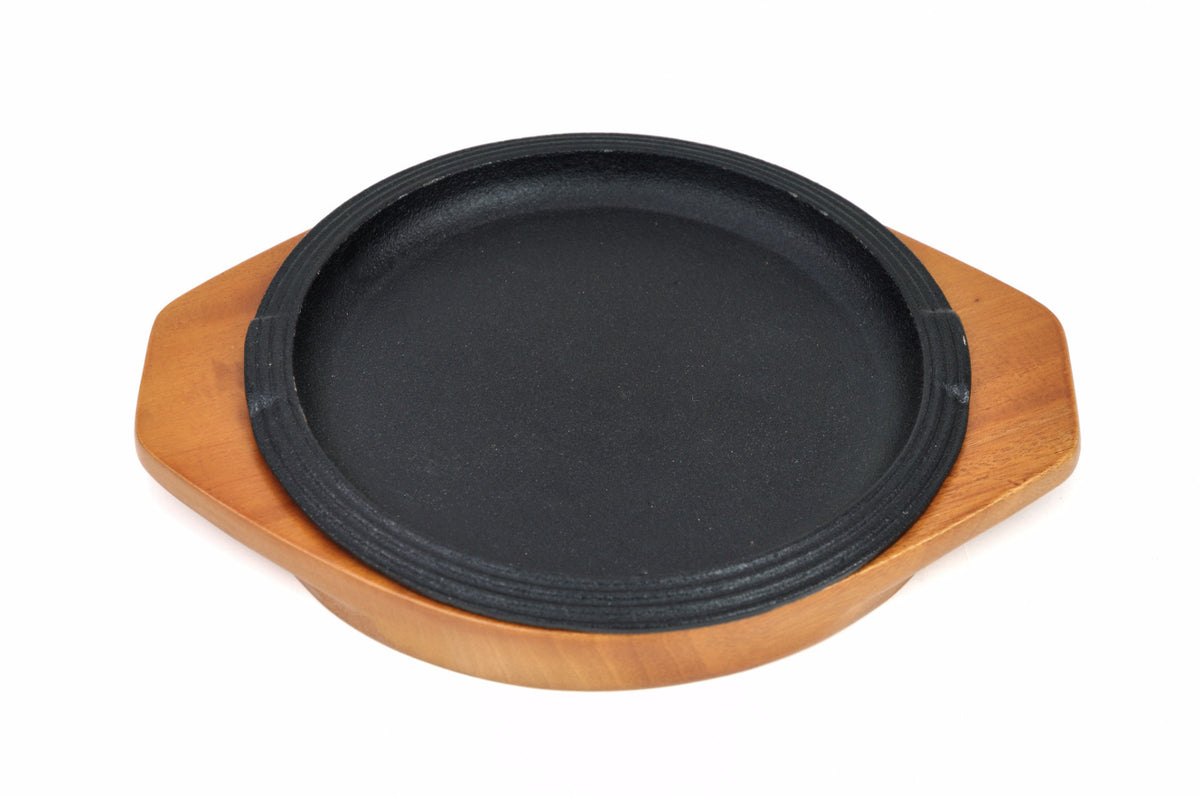 Korean Cast Iron Barbecue Sizzling Plate, Rectangle 구형 무쇠 판 – eKitchenary