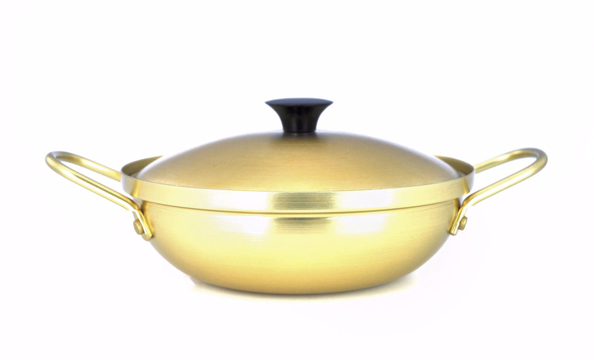 Nickel Plated Yellow Aluminum Korean Pot, High 양은 높은 냄비 – eKitchenary