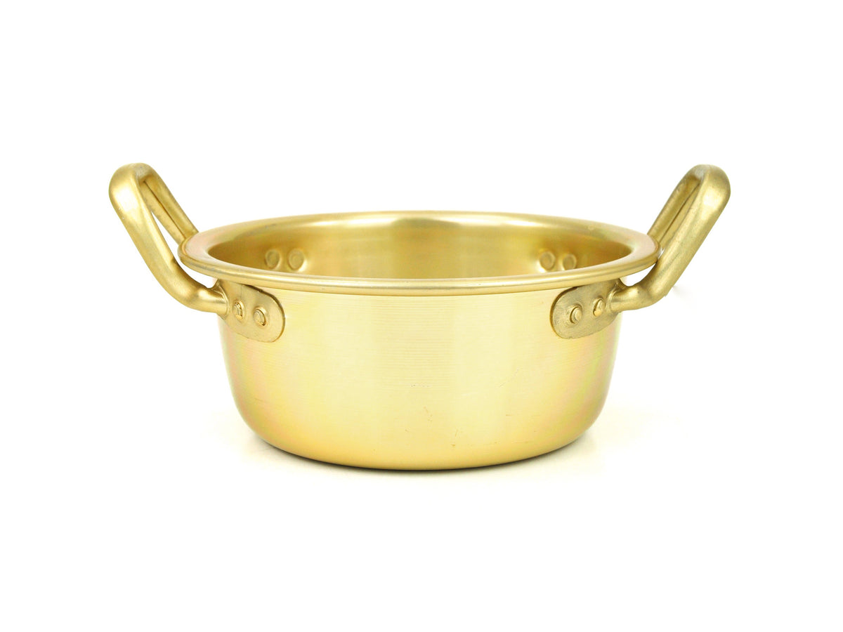 Nickel Plated Yellow Aluminum Korean Pot, High 양은 높은 냄비 – eKitchenary