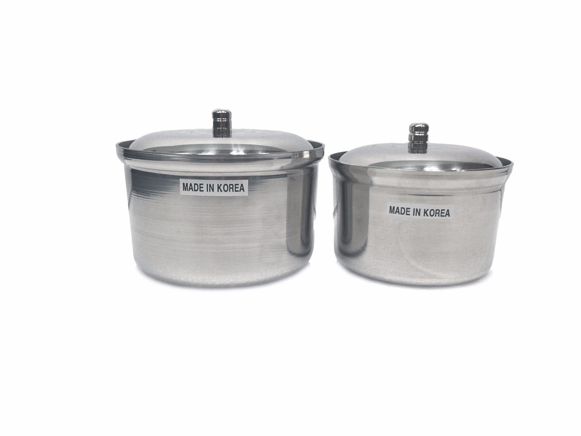 Set of 3 Stainless Steel Condiment Containers