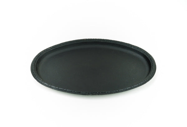 Korean Cast Iron Barbecue Sizzling Plate, Round 원형 무쇠 판